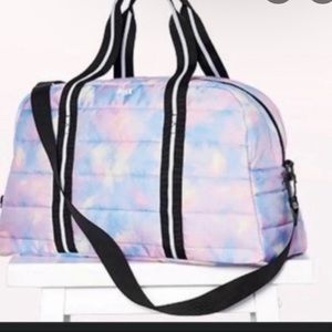 Victoria’s Secret pink duffel bag